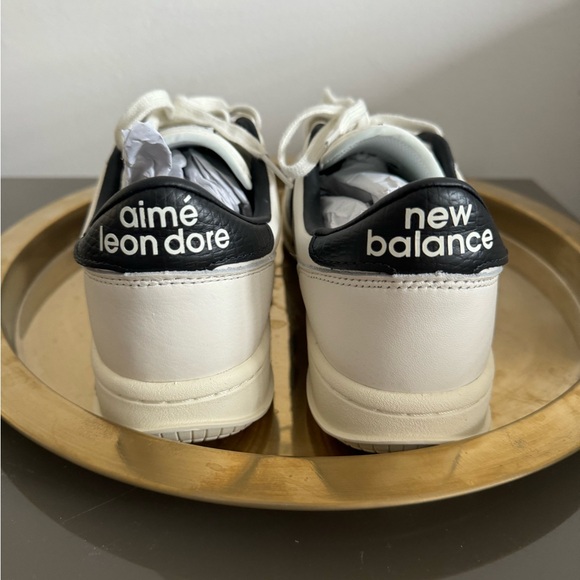 Aime Leon Dore (ALD) x New Balance T500 Tennis Oxford - White/Black (Size 10.5) - Picture 3 of 7